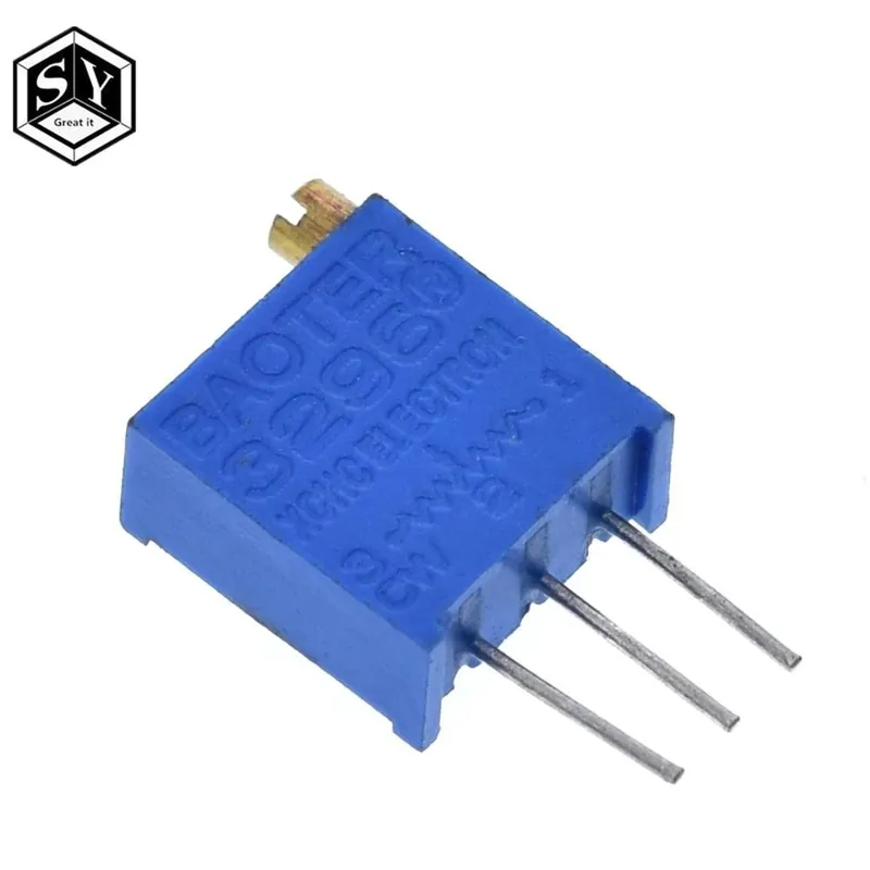 Legjobb ár Ellenállás: 500 Ohm - 100PCS 3296W 3296 50 100 200 500 ohm 1K 2K 5K 10K 20K 50K 100K 200K 500K 1M ohm 103 100R 200R 500R