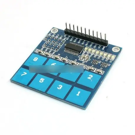 Exkluzív ajánlat 2db arduino TTP226 8 csatornás digiis kapacitív kapcsoló érintő érzékelő modul