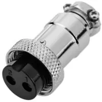 Végkiárusítás 12 mm GX12 csatlakozó - 2 tűs - Női