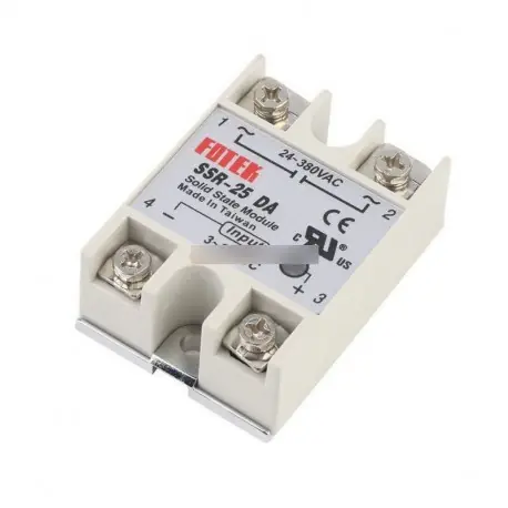Biztonságos fizetés 10db kimeneti 24V-380V 25A SSR-25 DA szilárdtest relé PID hőmérséklet-szabályozó