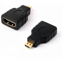Akció HDMI adapter micro-dugó HDMI női RPi 4-hez