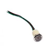 Exkluzív ajánlat LED IP68 kapcsoló - Sárga háttérvilágítás, 19 mm, 12 - 24V