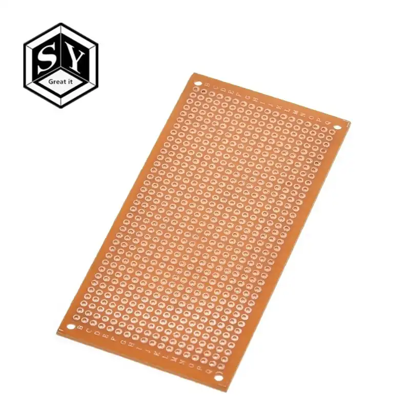 Legnépszerűbb Egyoldalas univerzális 5x10cm forrasztás nélküli NYÁK teszt kenyérlemez réz prototípus papír ónozott lemez csatlakozó