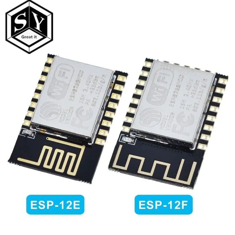 Kedvezményes ár 1PCS Nagyszerű IT verzió 1PCS ESP-12F ESP-12E ESP8266 távoli soros port WIFI vezeték nélküli modul