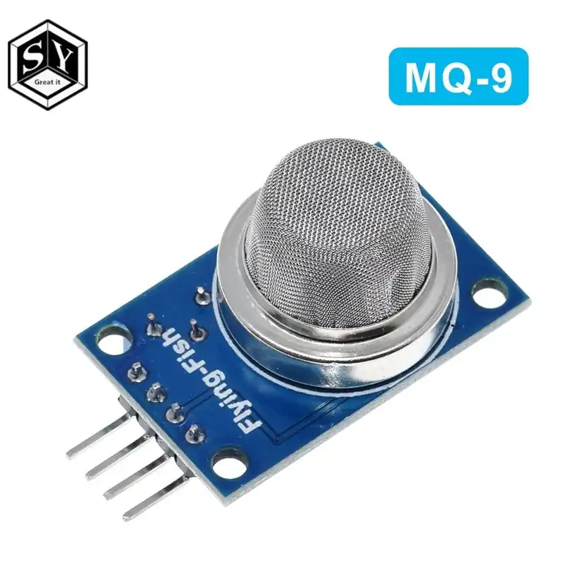 Exkluzív ajánlat 1db nagyszerű DC DC 5V MQ-9 éghető gázérzékelő szénmonoxid CO érzékelő modul Arduino számára