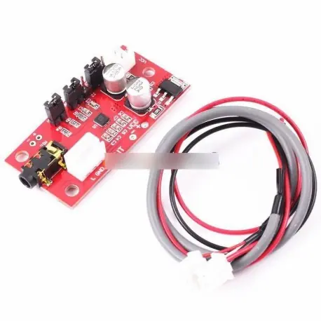 Ingyenes szállítás DC 3V-12V MAX9814 Elektret mikrofon erősítő AGC funkció kábelek
