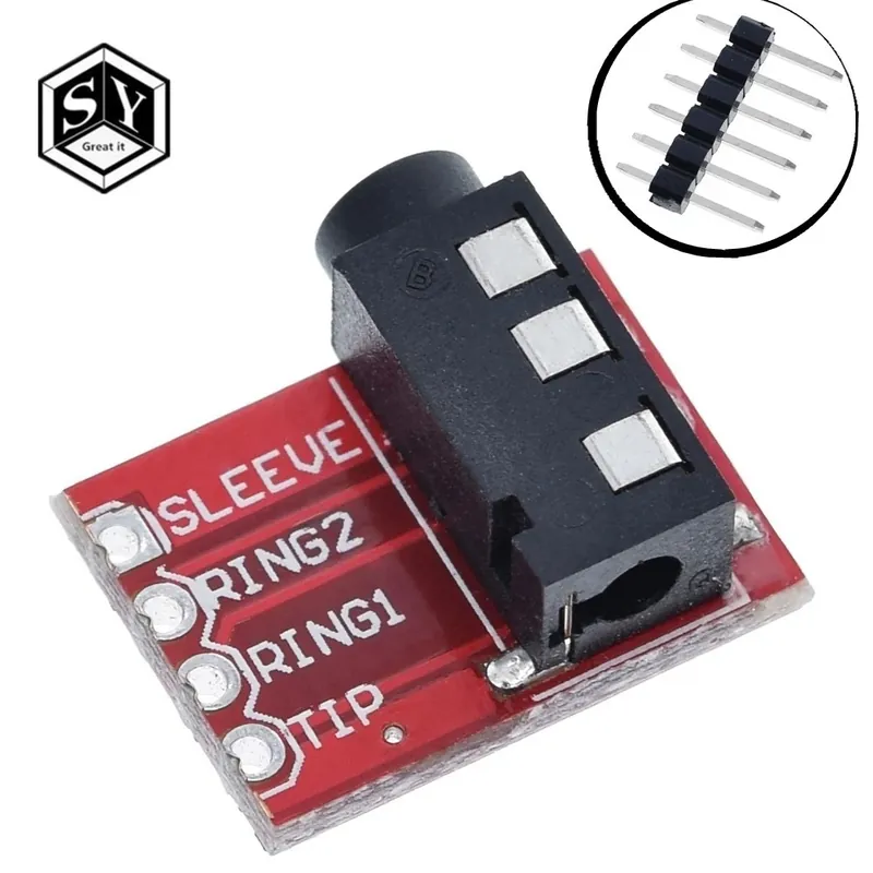 GREAT IT TRRS 3,5 mm-es Jack Breakout fejhallgató videó MP3 Jack Professional modul Ne maradj le