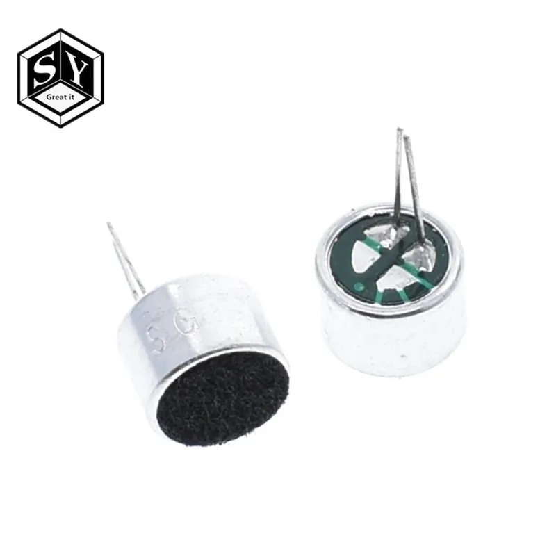 Nézd meg most 9x7mm-es mikrofon - NAGY 10 PCS / LOT 6x5mm 6050 mikrofonelektromos mikrofon 2 tűs hangszedővel