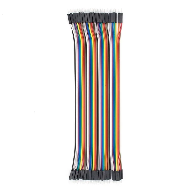 Szín: 20cm M-től M-ig - 2,54 mm-es dupont vezeték 20 cm 10 cm 40 tűs dupont kábel Biztonságos fizetés