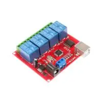 USB relé 4 csatorna 5V Attiny45-tel Csak ma