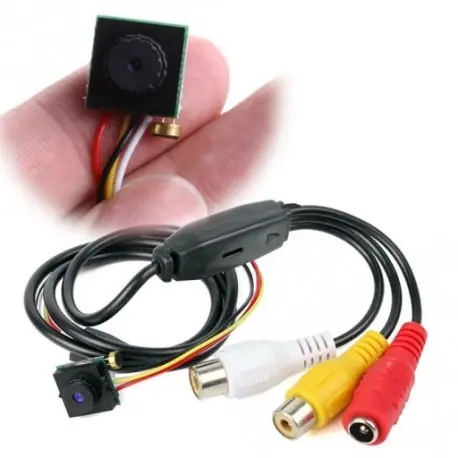 Kedvezményes ár HD Mini CCTV kamera biztonsági mikro audio vezetékes kamera 600TVL 5 megapixeles 5-12V