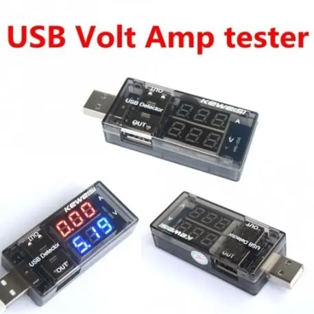 Gyors kiszállítás USB töltő Aktuális feszültségmérő Mobil akkumulátor tápellátó árammérő