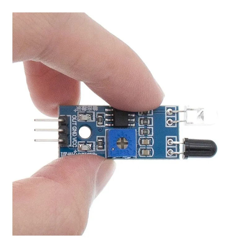 Szín: IR érzékelő - IR infravörös akadályelkerülő érzékelő modul az arduino intelligens autós robothoz, 3 tűs Nézd meg most