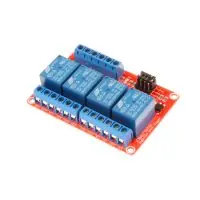 Azonnal elérhető DC 24V relé modul - 4 csatornás, szigetelt kapcsoló