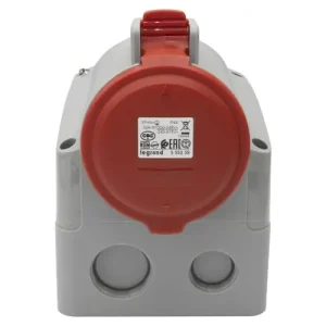 Akció Ipari dugalj falra szerelhető 3P+N+E 32A 400V(50+60Hz) piros P17 Tempra PRO Dafr-324k06m LEGRAND