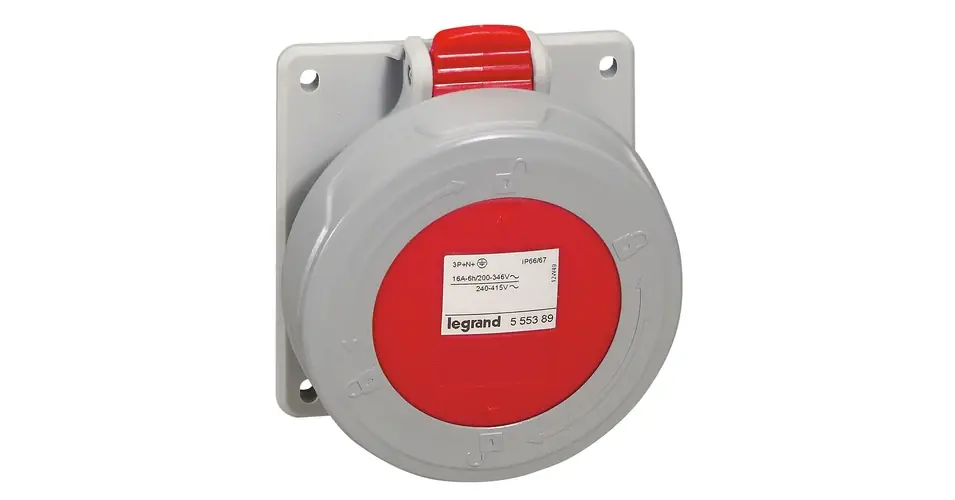 Ipari dugalj beépíthető 16A 5P 400V(50+60Hz) piros egyenes P17 Tempra Pro Dafbe164k06T LEGRAND Ajánlat