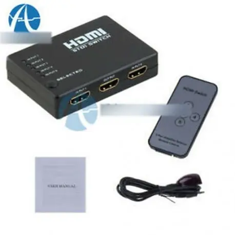 Szuper ajánlat 5Port HDMI kapcsoló - 3 / 5Port 1080P videó HDMI kapcsoló kapcsoló Splitter HDTV DVD PS3 IR távirányítóhoz