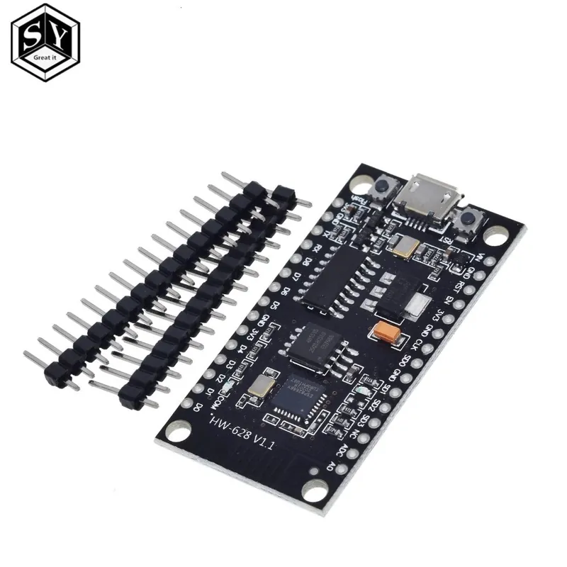 Alacsony ár CH340G V3 NO hegesztés - NodeMCU V3 Lua WIFI modul integrálása az ESP8266-ba extra memória 32M Flash, USB-soros CH340G az