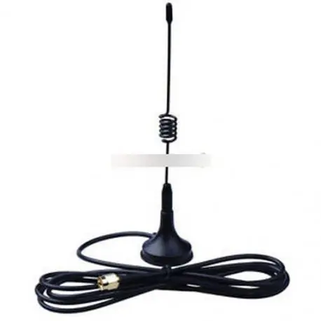 5dBi négysávos - 433Mhz / Quad-band 2.5 / 5dBi GSM GPRS antennája SMA / FME dugaszoló csatlakozó RG174 kábel Prémium