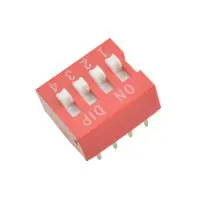 Bestseller DIP kapcsoló - 2,54 mm; 4 pozíció