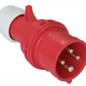 Alacsony ár Ipari dugvilla lengő fázisfordító 3P+E fázisfordító 32A 4P 400V(50+60Hz) piros IP44 Shark PCE