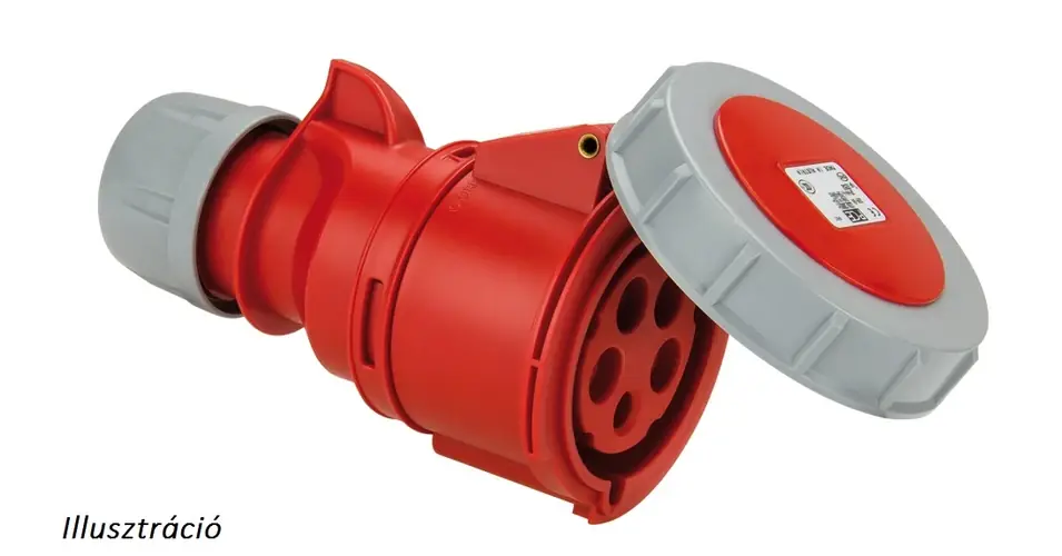 Kihagyhatatlan ajánlat Ipari dugalj lengő 2P+E 32A 3P 230V(50+60Hz) kék egyenes IP67 műanyag 6h-pozíció Shark PCE