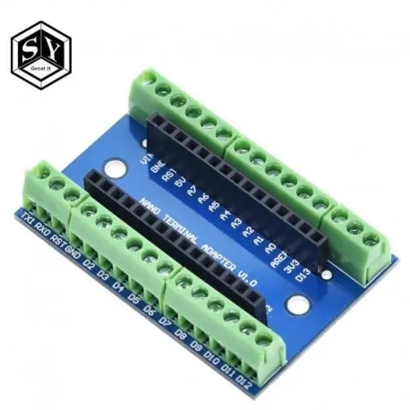 Bővítőtábla - 1db NANO V3.0 3.0 vezérlő terminál adapter bővítő kártya NANO IO pajzs egyszerű hosszabbító lemez Korlátozott ajánlat