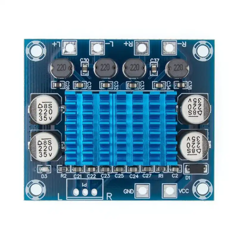 Azonnal elérhető Szín: TPA3110 modul - TPA3110 XH-A232 30W 30W 2.0 csatornás digitális sztereó audio teljesítményerősítő kártya DC 8