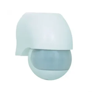 Ajánlat Mozgásérzékelő állítható: vízsz./függpl. 12m/előre 180° PIR 1200W 230V fehér IP54 ANCO