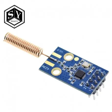 Ne maradj le KÉK - CC1101 vezeték nélküli adó-vevő modul 433MHz 2500 NRF távvezérlő kártya OOK ASK MSK moduláció programozható