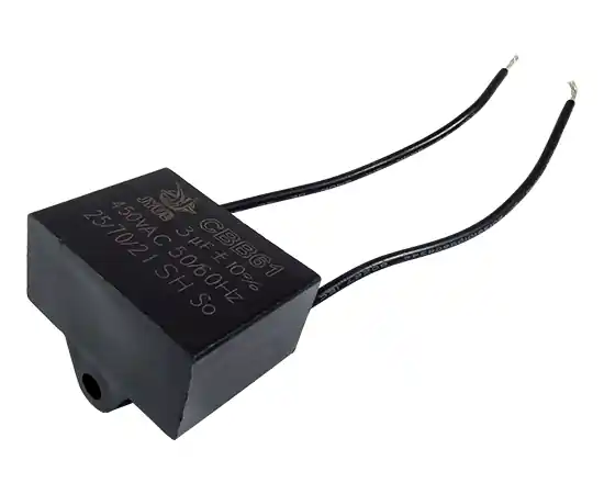 Szűrő kondenzátor 3uF 450VAC 38×28×17 (rögzítő füles) Különleges ajánlat