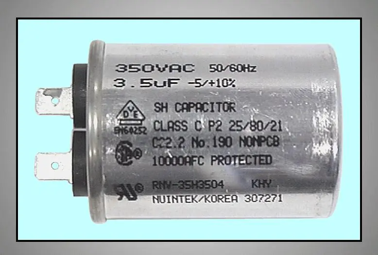 Biztonságos fizetés Motor szűrő és fázisjavító kondenzátorr 3.5uF 400VAC 53x43 2501-001185