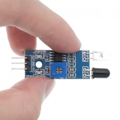 IR érzékelő - IR infravörös akadályelkerülés érzékelő modul arduino intelligens autó robothoz 3 tűs Különleges ajánlat
