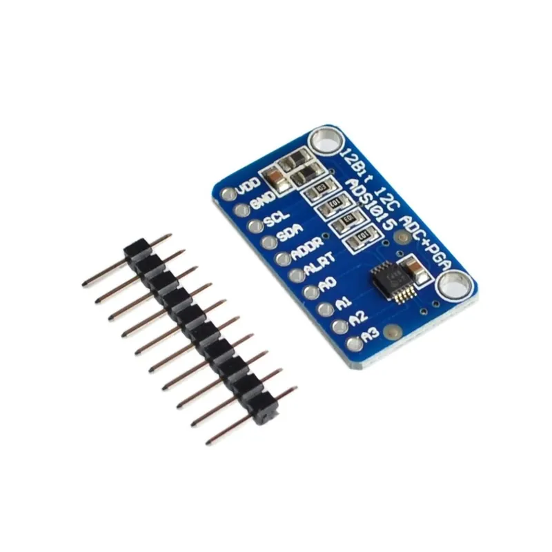 Prémium 10db/tétel ADS1015 ADC ultrakompakt 12 precíziós ADC modul fejlesztő kártya