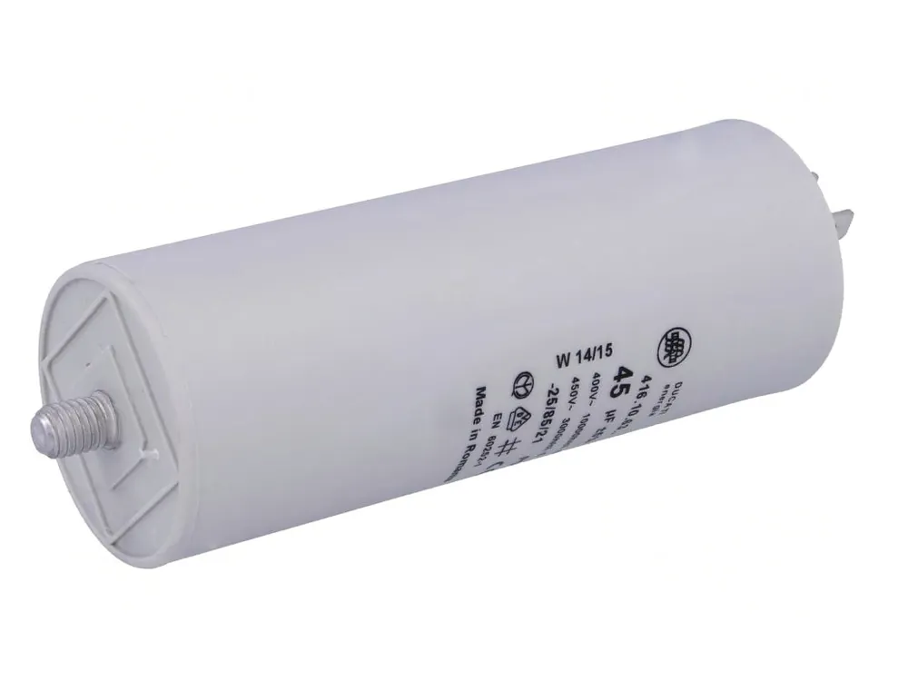 Bestseller Szűrő kondenzátor 45uF 425VAC 45x117 (4 saru), rögzítés csavarral