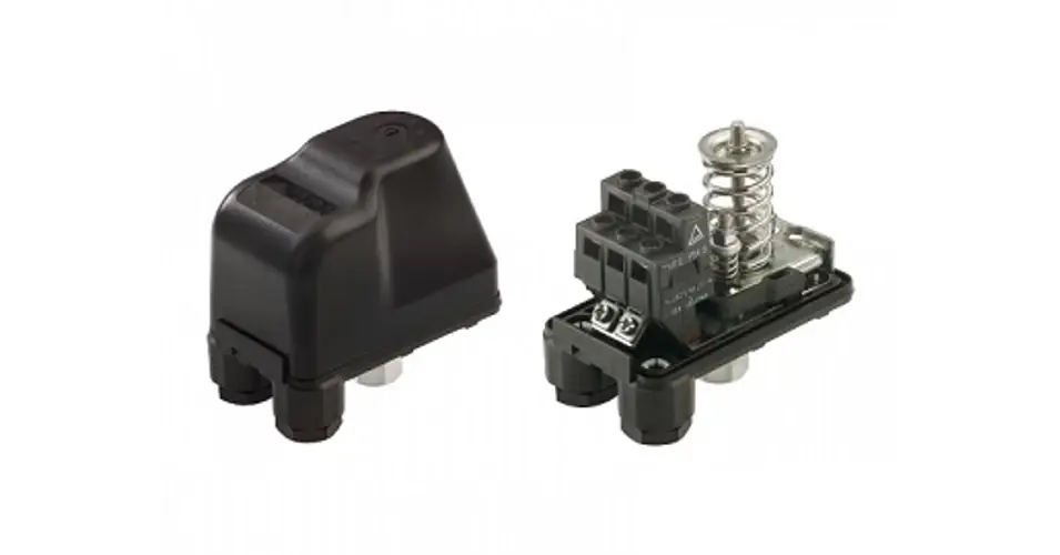 Gyors kiszállítás Nyomáskapcsoló 1-fázisú vízre 1bar- 5bar 2-ny 16A/AC-3/400V R1/4 "-csatlakozás PM-5/G ITALTECNICA