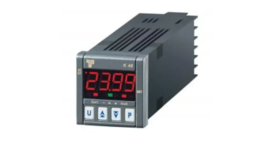 Hőfokszabályozó előlapba 1Tc-Pt100-mV/2RO 48x48mm LCD 2zóna 8A 24V 50-60Hz IP65 ASCON Árengedmény