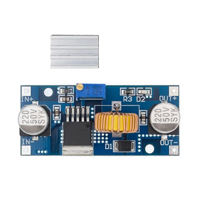 Legkelendőbb Szín: XL4015 modul - 5A XL4015 DC-DC 4-38V - 1,25-36V 24V 12V 9V 5V Lefelé állítható tápegység modul LED lítium töltő