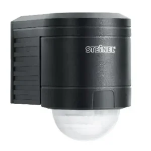 Különleges ajánlat Mozgásérzékelő falsarokra 12m/előre 300° PIR 2000W 230V fekete IP54 IS 2300 ECO STEINEL