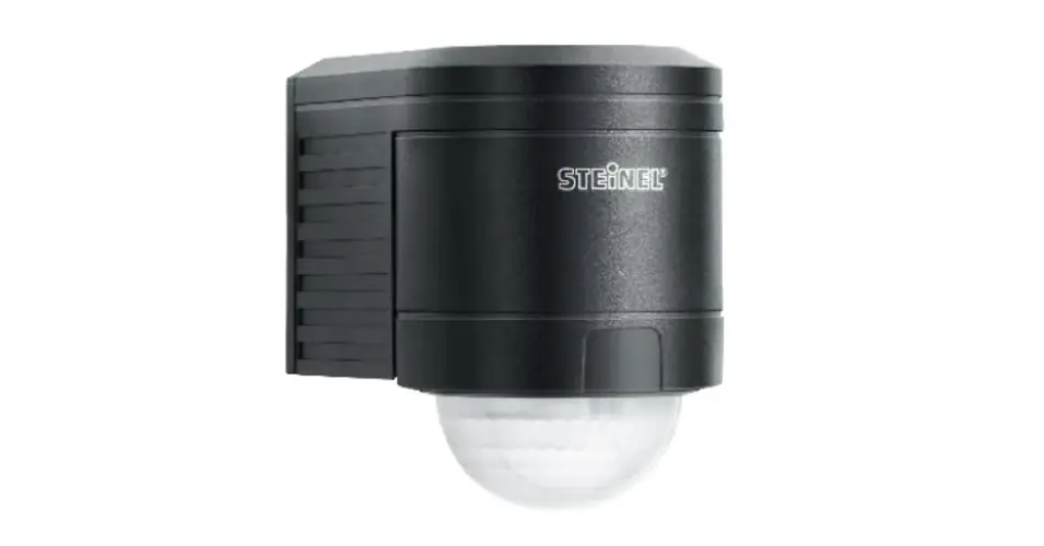 Különleges ajánlat Mozgásérzékelő falsarokra 12m/előre 300° PIR 2000W 230V fekete IP54 IS 2300 ECO STEINEL