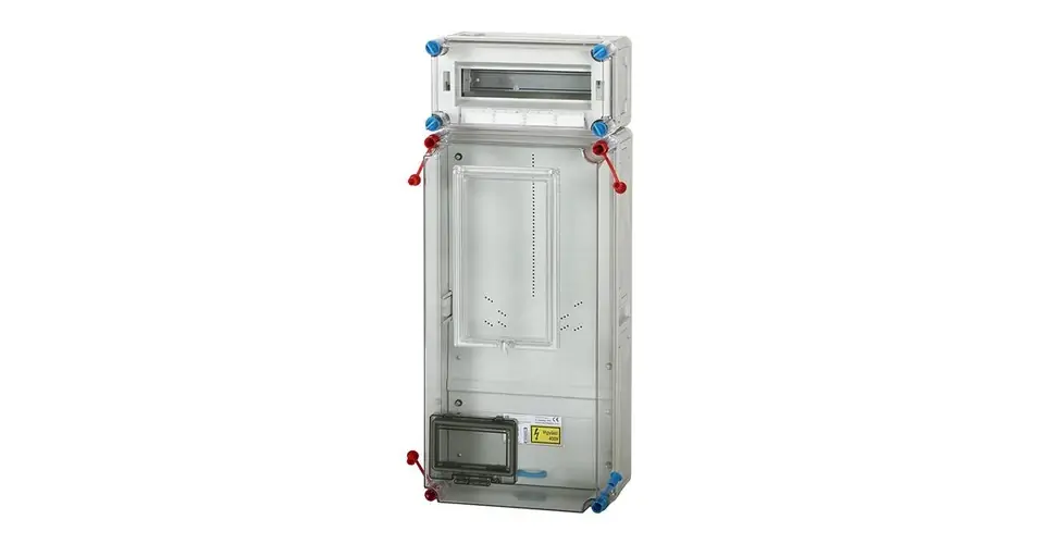 Akciós ár 1/3F mérőszekrény 1xM63A +1x12M 1-szintes 1-mérőhely 1M 1 szerelőlappal HB3012-U Hensel