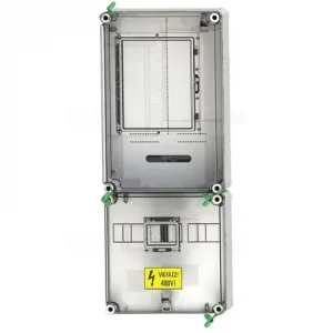 1/3F mérőszekrény 1xM63.80A földkábeles 1-szintes 1-mérőhely 1M PVT 3075 Fm-K Csatári Plast Outlet