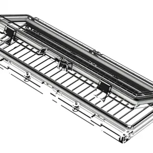 Ablak lakatolható IP65 12modul 234mm-sz 88mm-ma Csatári Plast Árengedmény
