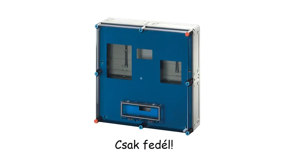 Azonnali szállítás Fedél csapófedeles átlátszó 600mmx 600mmx műanyag Mi 72861 FED Hensel