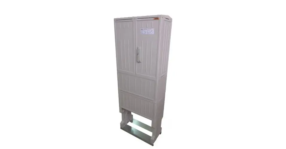 Üres mérőszekrény lábazattal JB-F80x88/25 PVT-K-L 80x88/25 Csatári Plast Utolsó esély