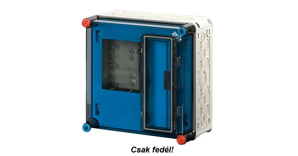 Akció Fedél csapófedeles átlátszó 300mmx 300mmx műanyag Mi 72203 FED Hensel