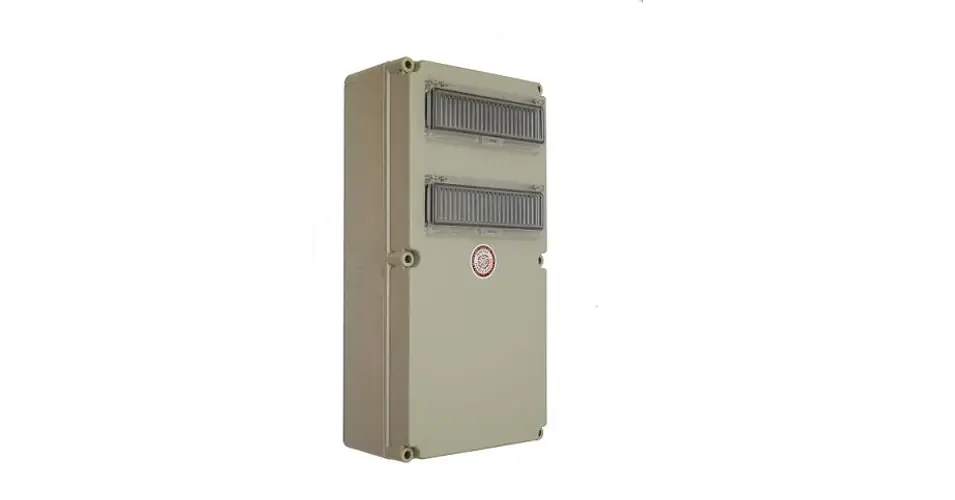 Üres szekrény 2x12modul kalapsínnel műanyag 600mmx 300mmx 170mm PVT 3060 ÁK 2x12 Csatári Plast Kedvezmény