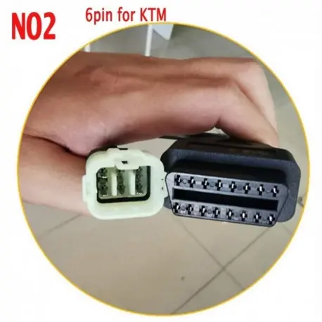 NO2 - Profes EFI National IV motorkerékpár motorhiba-érzékelő adapter OBD2 16Pin - 3PIN / 4PIN / 6PIN átalakító dugó Ajánlat