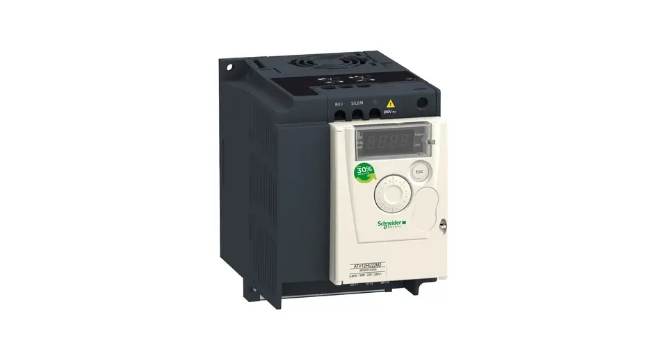 Különleges ajánlat Frekvenciaváltó 1F 200-240V/be 3F 230V/max.ki 1.5kW IP20 Altivar 12 Schneider