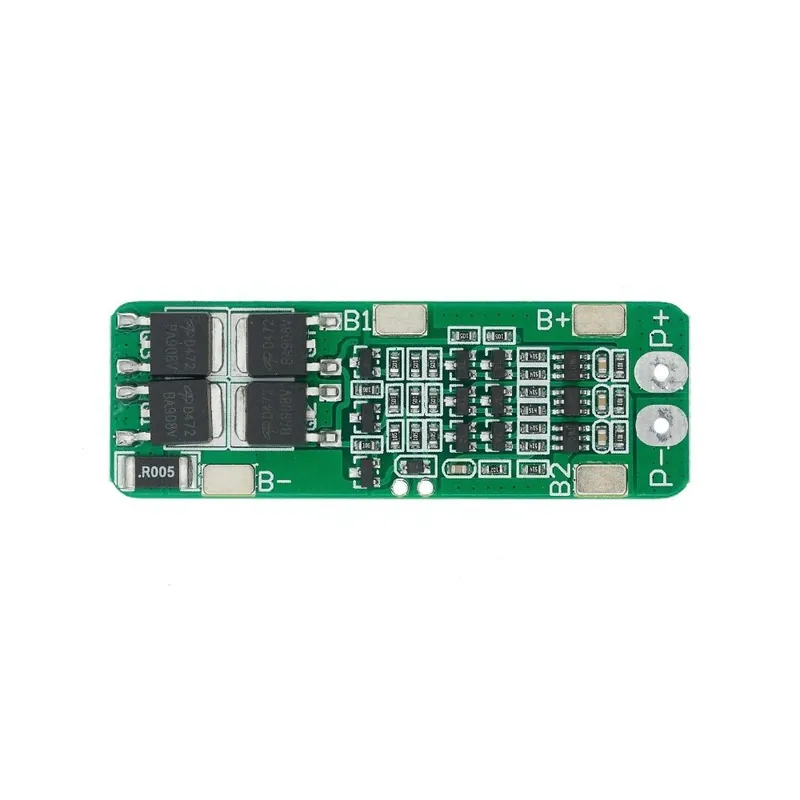 3S 20A Li-ion Li-ion Akkumulátor 18650 Töltő PCB BMS Védőtábla 12.6V Cell 59x20x3.4mm Modul Azonnali szállítás